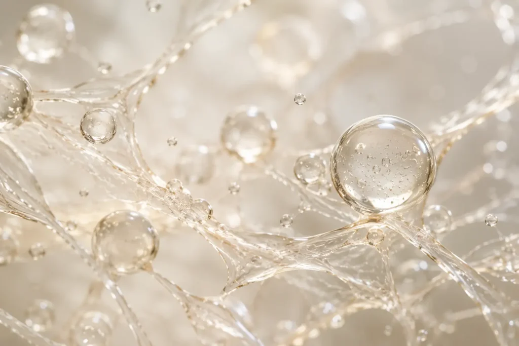 Collagen regeneration and skin renewal concept supporting microneedling skin rejuvenation treatment